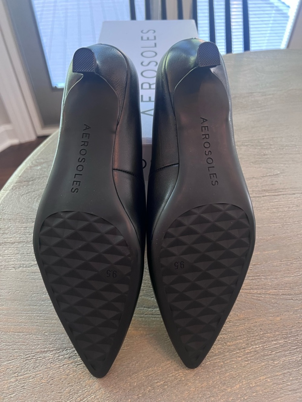 AEROSOLES Rana Kitten Heel Women's Pump Black NWOT - Picture 5 of 9